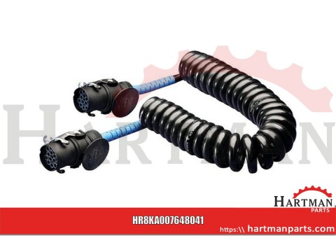 Przewód spiralny Hytrel 15-biegunowy 24V