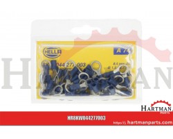 Końcówka przewodu oczkowa, niebieska 1.5-2.5 mm²