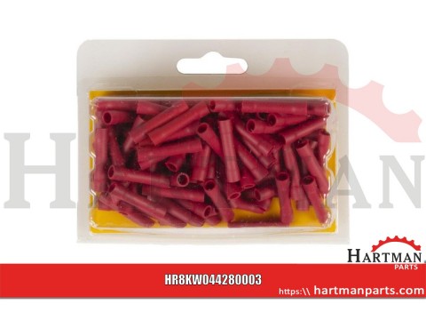 Złącze przewodu zaciskane czerwone 0.5-1.0mm²