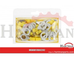 Końcówka przewodu oczkowa, żółta 4.0-6.0 mm²