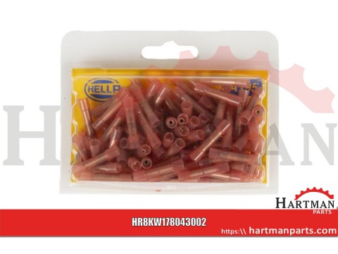 Złącze przewodu zaciskane czerwone 0.5-1.0mm²