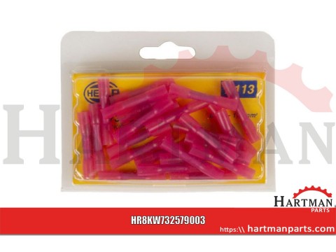 Złącze przewodu zaciskane czerwone 0.5-1.0mm²