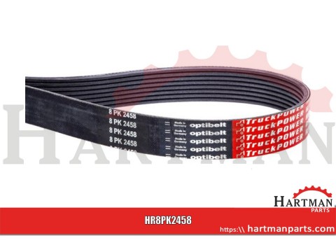 Pas wielorowkowy Optibelt, 8PK2458