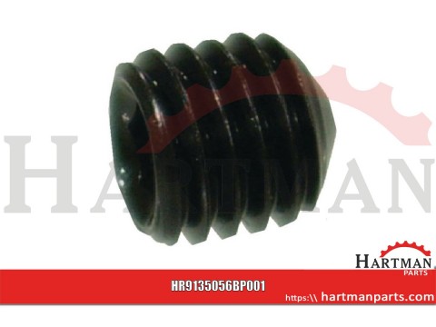 Wkręt dociskowy z końcem płaskim 45 H Kramp, M5 x 6 mm