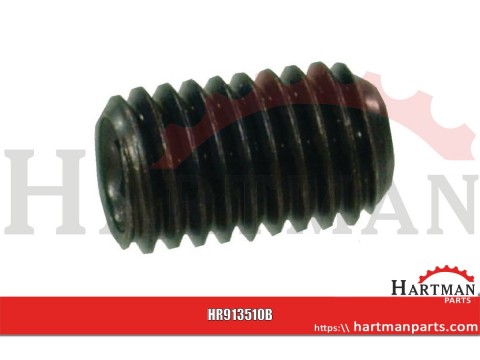 Wkręt dociskowy z końcem płaskim 45 H Kramp, M5 x 10 mm