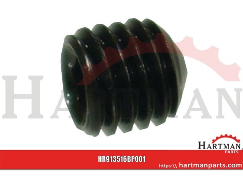 Wkręt dociskowy z końcem płaskim 45 H Kramp, M5 x 16 mm