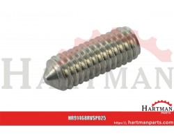 Wkręt dociskowy z końcem ostrym A2 Kramp, M6 x 8 mm