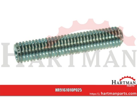 Wkręt dociskowy z końcem wgłąbionym 45H ocynk Kramp, M10 x 10 mm