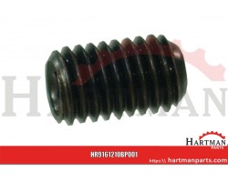 Wkręt dociskowy z końcem wgłąbionym 45H Kramp, M12 x 10 mm
