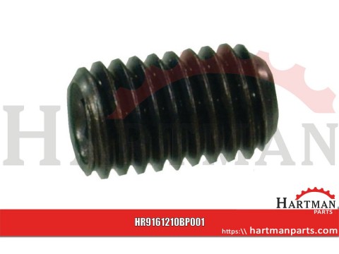 Wkręt dociskowy z końcem wgłąbionym 45H Kramp, M12 x 10 mm