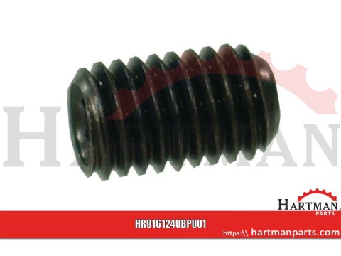 Wkręt dociskowy z końcem wgłąbionym 45H Kramp, M12 x 40 mm