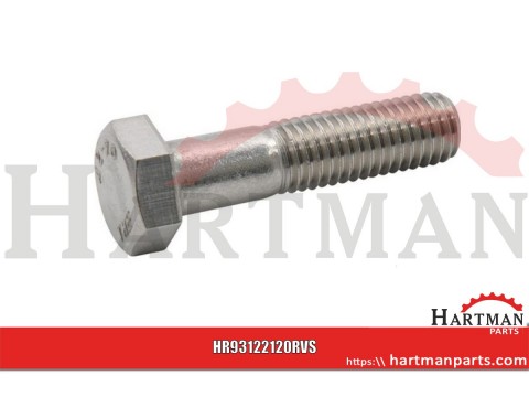 Śruba pół gwint A2 Kramp, M22 x 120 mm
