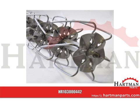 Wał kruszący 1600 mm, 7 sekcji bez ramion