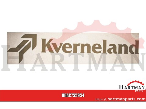 Decal logo kverneland 130mm