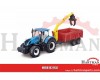 Ciągnik New Holland T7.315 z przyczepą samozaładowczą