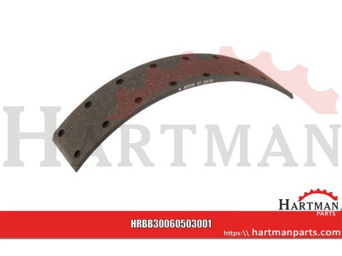 Okładzina hamulcowa, 300 x 60 mm