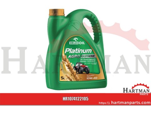 Olej Platinum Agro Supreme 10W40, 5 l