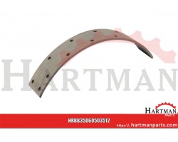 Okładzina hamulcowa, 351 x 60 mm