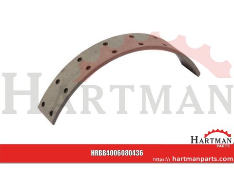 Okładzina hamulcowa, 436 x 60 mm