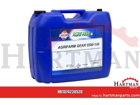 Olej Agrifarm Gear 85W140, 20 l