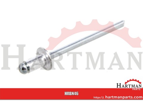 Nit zrywalny alu/stal, 4 x 6 mm