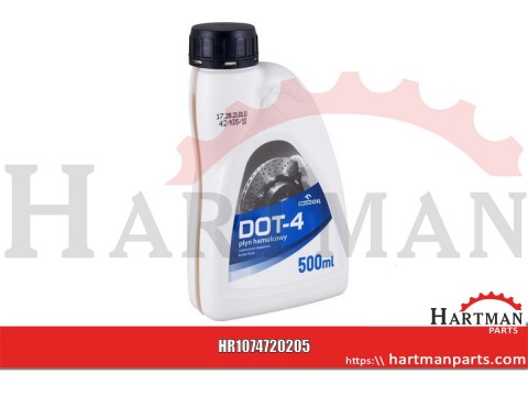 Płyn do układów hydraulicznych DOT-4 Orlen, 0,5 l