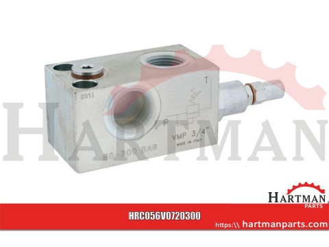 Zawór przelewowy VMP, G3/4" 80 - 300 bar