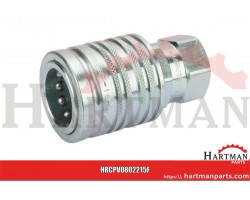 Szybkozłącze gniazdo PCV 1/2" gwint wewnętrzny M22x1.5 15L