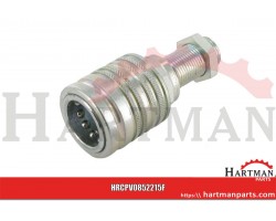 Szybkozłącze gniazdo PCV 1/2" gwint zewnętrzny M22x1.5 15L