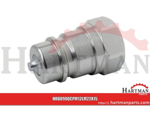 Szybkozłącze wtyczka QCPM-LM 1/2" gwint wewnętrzny M22x1.5