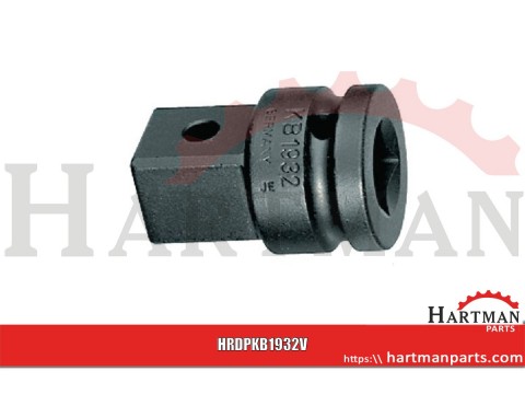 Element napędowy i łączący udarowy 1/2" Gedore, adapter 1/2"-3/4"