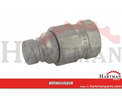 Szybkozłącze płaskie FFH wtyczka 1/4" gwint wewnętrzny 1/4" BSP