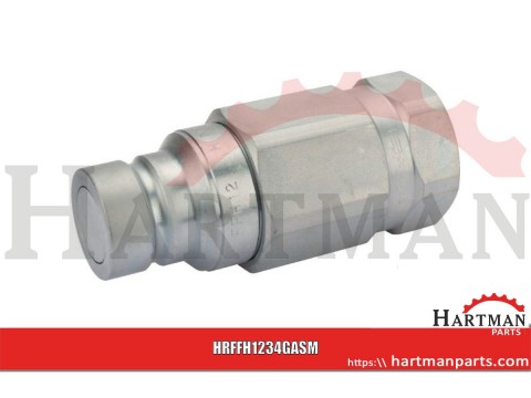 Szybkozłącze płaskie FFH wtyczka 3/4" gwint wewnętrzny 3/4" BSP