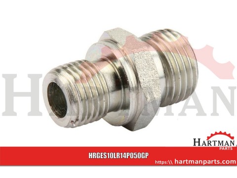 Złącze proste gwint zewnętrzny BSP GES opakowanie, 10L M16x1.5 - 1/4" 50 szt.