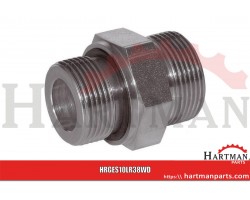 Przyłącze proste z uszczelką 3/8" BSP - M16x1.5 10L