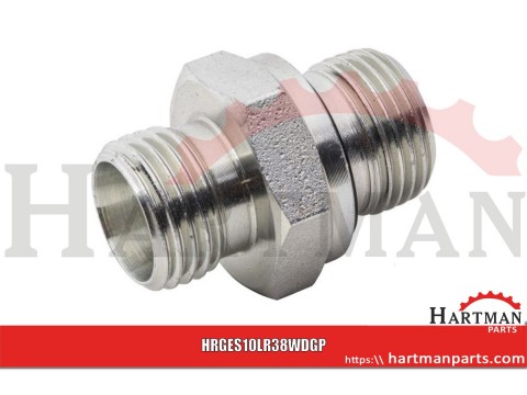 Przyłącze proste z uszczelką 3/8" BSP - M16x1.5 10L