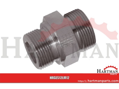 Przyłącze proste M12x1.5 - M18x1.5 12L
