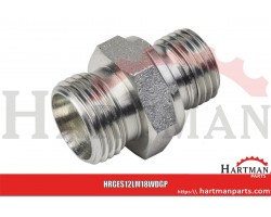 Przyłącze proste z uszczelką M18x1.5 - M18x1.5 12L