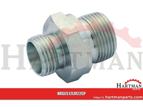 Przyłącze proste M22x1.5- M18x1.5 12L