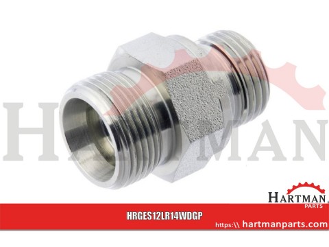 Przyłącze proste z uszczelką 1/4" BSP - M18x1.5 12L