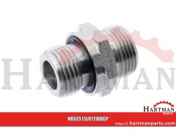 Przyłącze proste z uszczelką 1/2" BSP - M22x1.5 15L