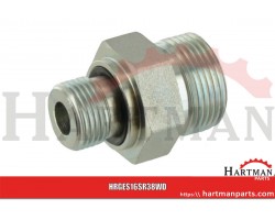 Przyłącze proste z uszczelką 3/8" BSP - M24x1.5 16S