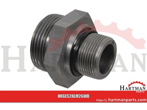 Przyłącze proste z uszczelką M26x1.5 - M36x2 28L