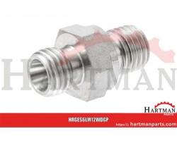 Przyłącze proste z uszczelką M12x1.5 - M12x1.5 6L