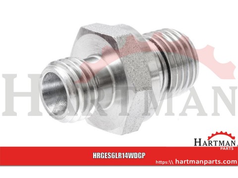 Przyłącze proste z uszczelką 1/4" BSP - M12x1.5 6L