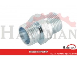 Złącze proste gwint zewnętrzny BSP GES opakowanie, 6L M12x1.5 - 1/8" 50 szt.