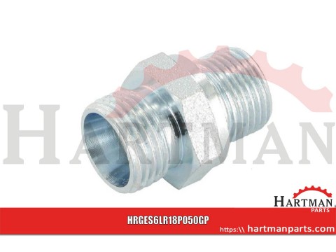 Złącze proste gwint zewnętrzny BSP GES opakowanie, 6L M12x1.5 - 1/8" 50 szt.