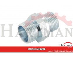 Złącze proste gwint zewnętrzny BSP GES opakowanie, 8L M14x1.5 - 1/4" 50 szt.