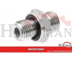 Przyłącze proste z uszczelką 1/4" BSP - M14x1.5 8L