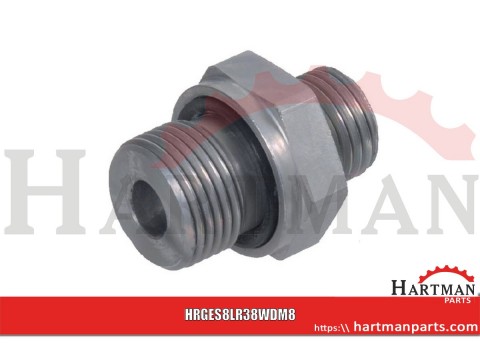 Przyłącze z uszczelką GES-BSP-WD-M 3/8" - 8L M14x1.5 M8